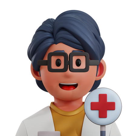 Krankenhausarzt  3D Icon