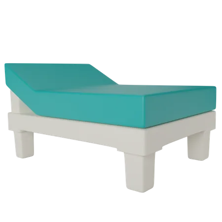 Krankenhausbett  3D Illustration