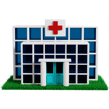 Krankenhausgebäude  3D Icon