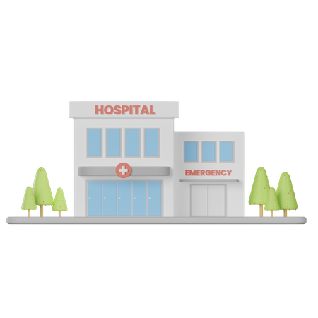 Krankenhausgebäude  3D Icon