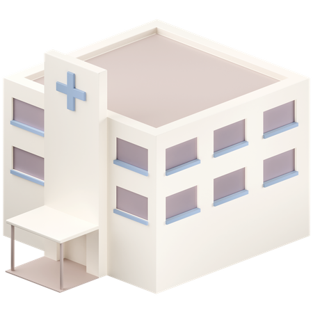 Krankenhausgebäude  3D Icon