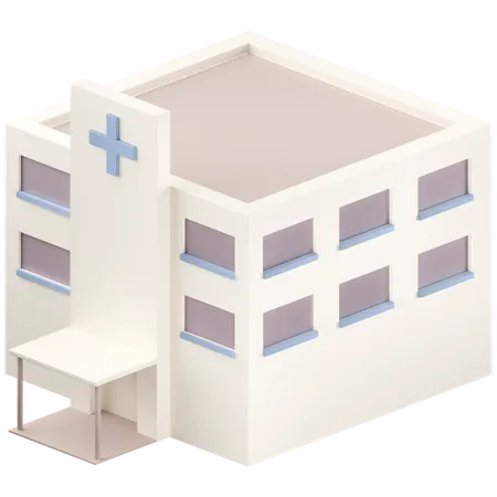 Krankenhausgebäude  3D Icon