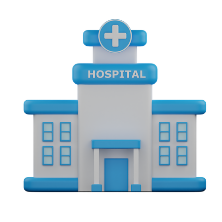 Krankenhausgebäude  3D Icon