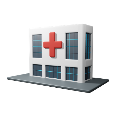 Krankenhausgebäude  3D Icon