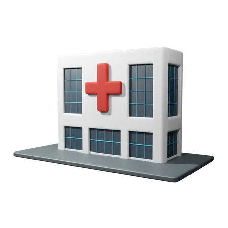 Krankenhausgebäude  3D Icon