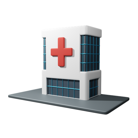 Krankenhausgebäude  3D Icon