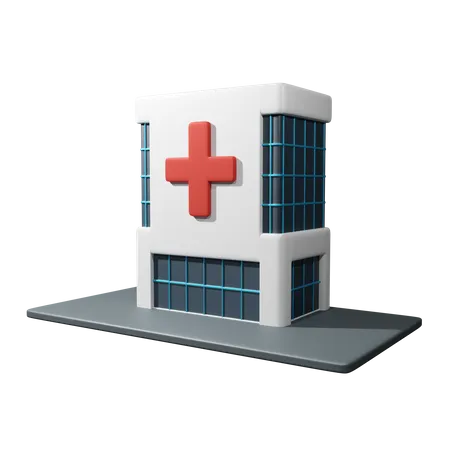 Krankenhausgebäude  3D Icon