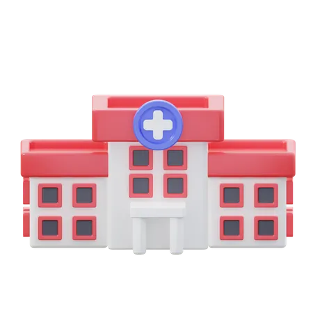 Krankenhausgebäude  3D Icon