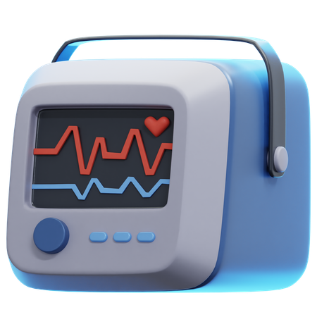 Krankenhausmonitor  3D Icon