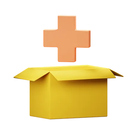 Krankenhauspaket  3D Icon