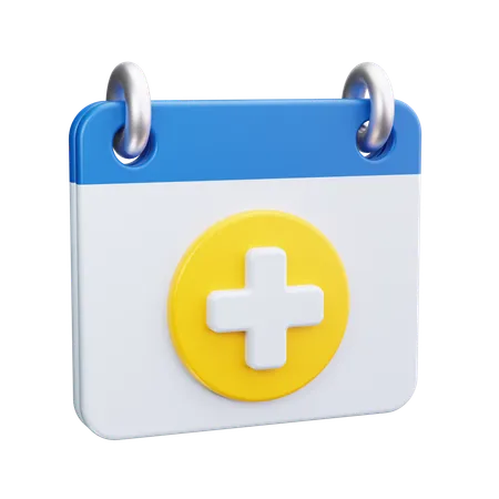 Krankenhaustermin  3D Icon