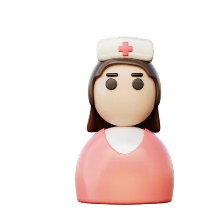 Krankenschwester  3D Illustration