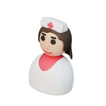 Krankenschwester  3D Illustration