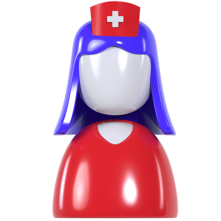 Krankenschwester  3D Illustration