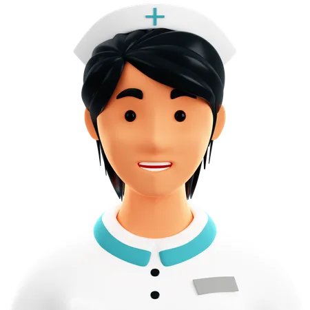 Krankenschwester weiblich  3D Icon