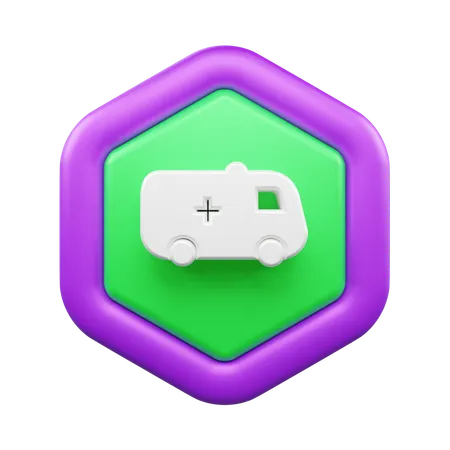 Krankenwagen  3D Icon