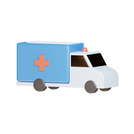 Krankenwagen  3D Illustration