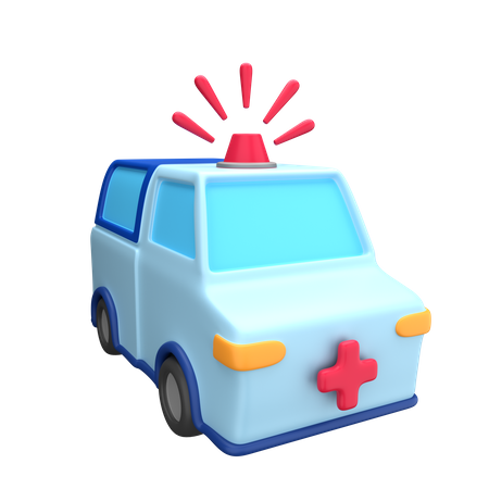 Krankenwagen  3D Illustration