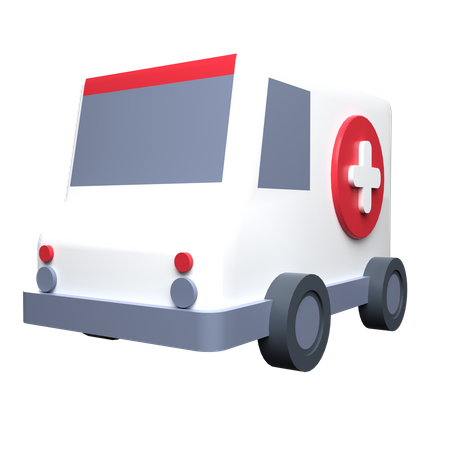 Krankenwagen  3D Illustration