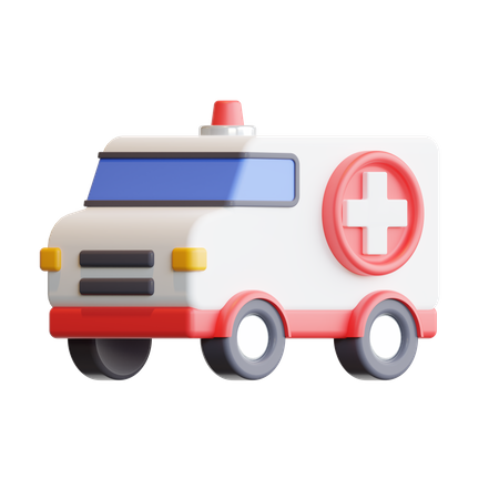 Krankenwagen  3D Illustration