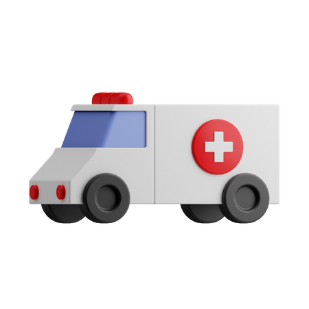 Krankenwagen  3D Illustration