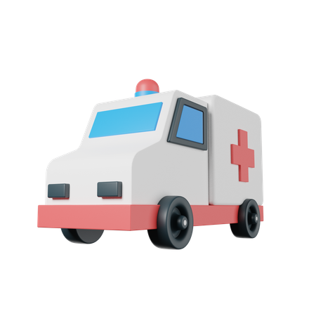 Krankenwagen  3D Illustration