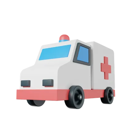 Krankenwagen  3D Illustration