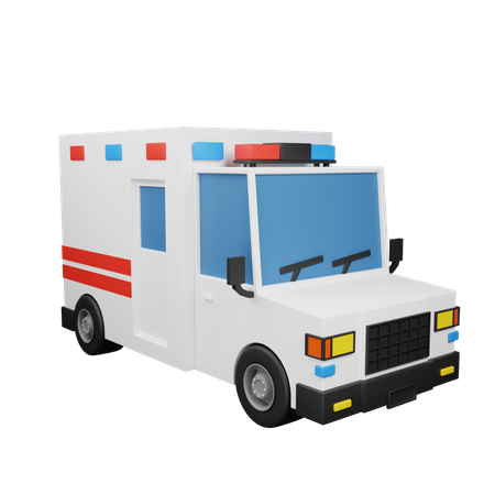 Krankenwagen  3D Icon