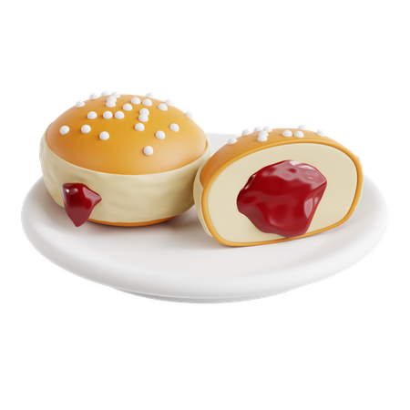 Krapfen  3D Icon