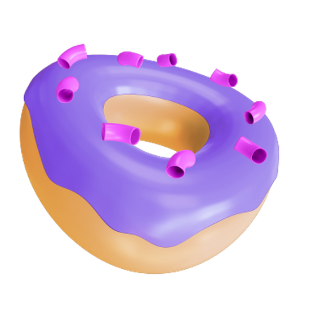 Krapfen  3D Icon