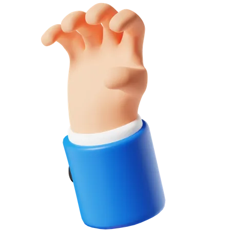 Finger kratzen Handbewegung  3D Icon