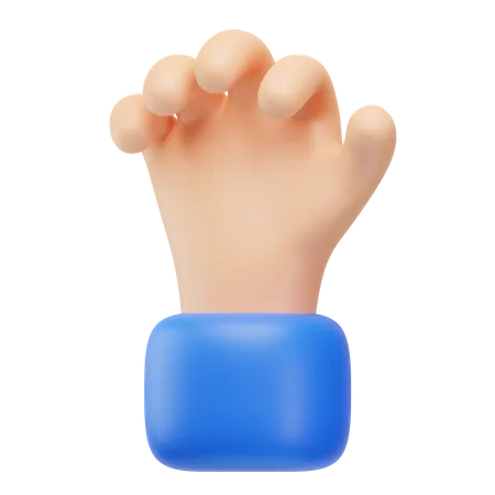 Kratzhandbewegung  3D Icon