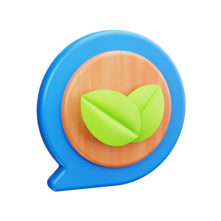 Kräuter-Chat  3D Icon