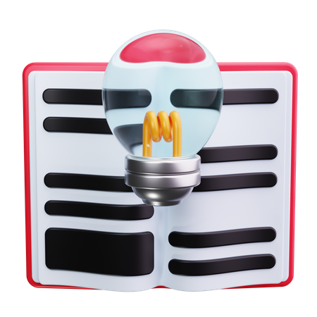 Kreatives Buch  3D Icon