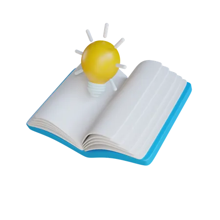 Kreatives Buch Modernes 3 D Symbol Gerendert 3D Icon