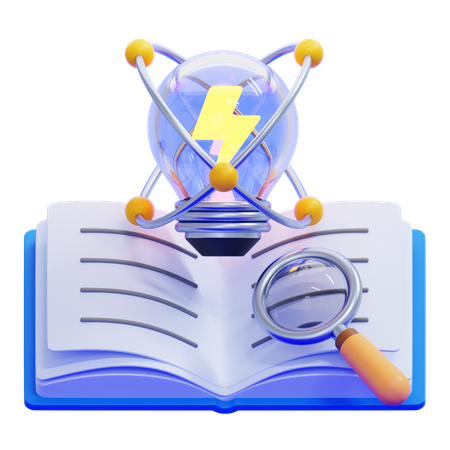 Kreative Forschung  3D Icon