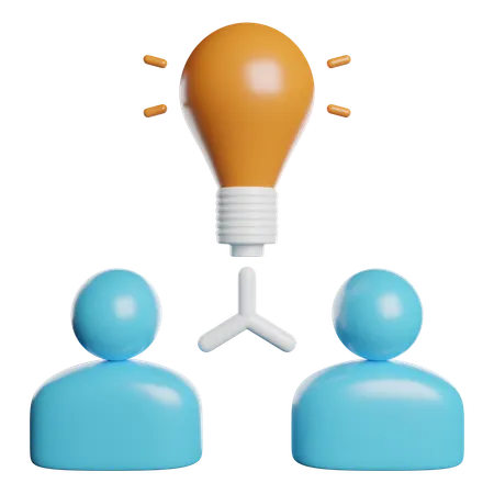 Kreative Idee  3D Icon