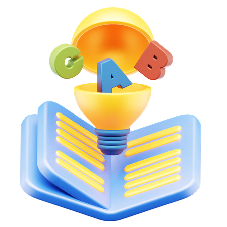 Kreatives Lernen  3D Icon