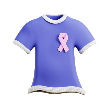 T-Shirt zur Krebsaufklärung  3D Icon