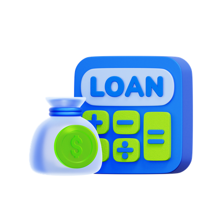 Kreditberechnungsbudget  3D Icon