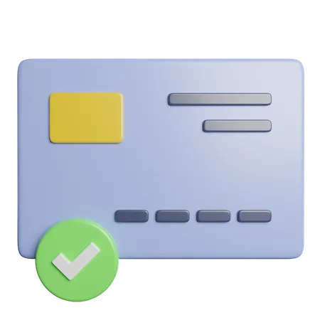 Kreditkarte  3D Icon