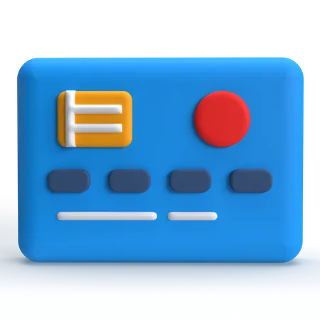 Kreditkarte  3D Icon