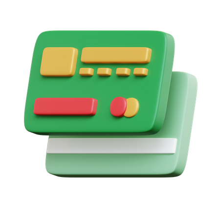 Kreditkarte  3D Icon