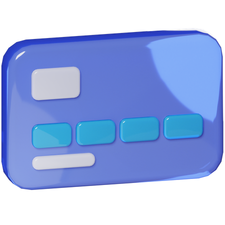 Kreditkarte  3D Icon