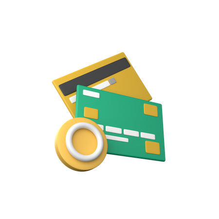 Kreditkarte aktualisieren  3D Icon