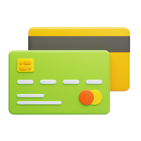 Kreditkarten  3D Icon