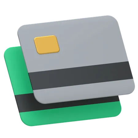 Symbol Fur Kredit Oder Debitkarten 3D Icon