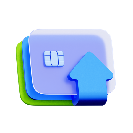 Kreditkartenaufladung  3D Icon