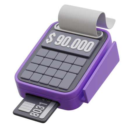 Bankkartenautomat  3D Icon