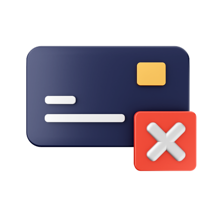 Kreditkartenkreuz  3D Icon